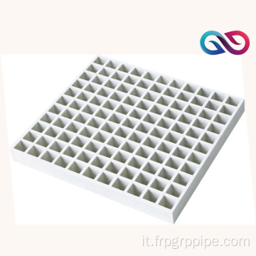 Grili da pavimento in rete quadrata modellata Frp Grating